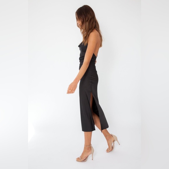 Black Slip Dress - Picture 8 of 11